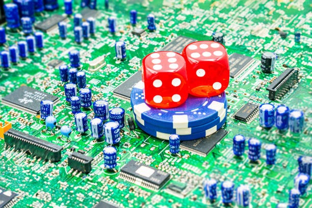 Live blackjack table with dealer and players